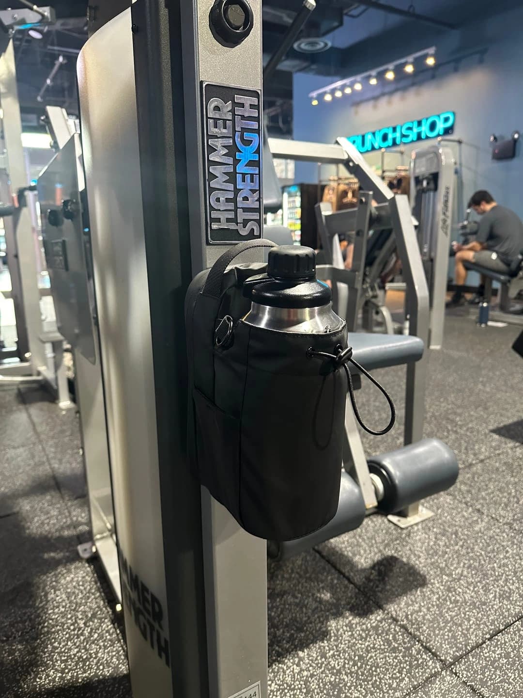 Samantha E.'s photo — Sticks to every machine in my gym